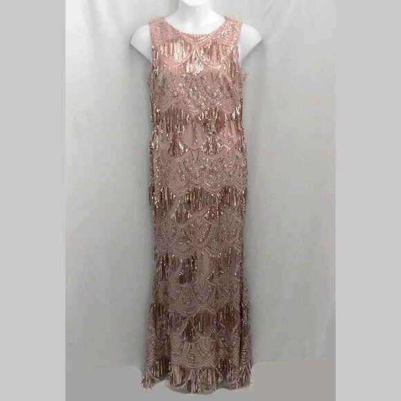 Goddiva Sequin Dress Evening Formal Parties Prom Size 8 NWT - Picture 1 of 13